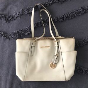 White Michael Kors purse